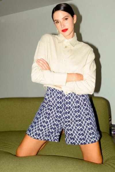Shorts Bia Jacquard