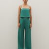 Calça Pantalona Renata Verde Bandeira