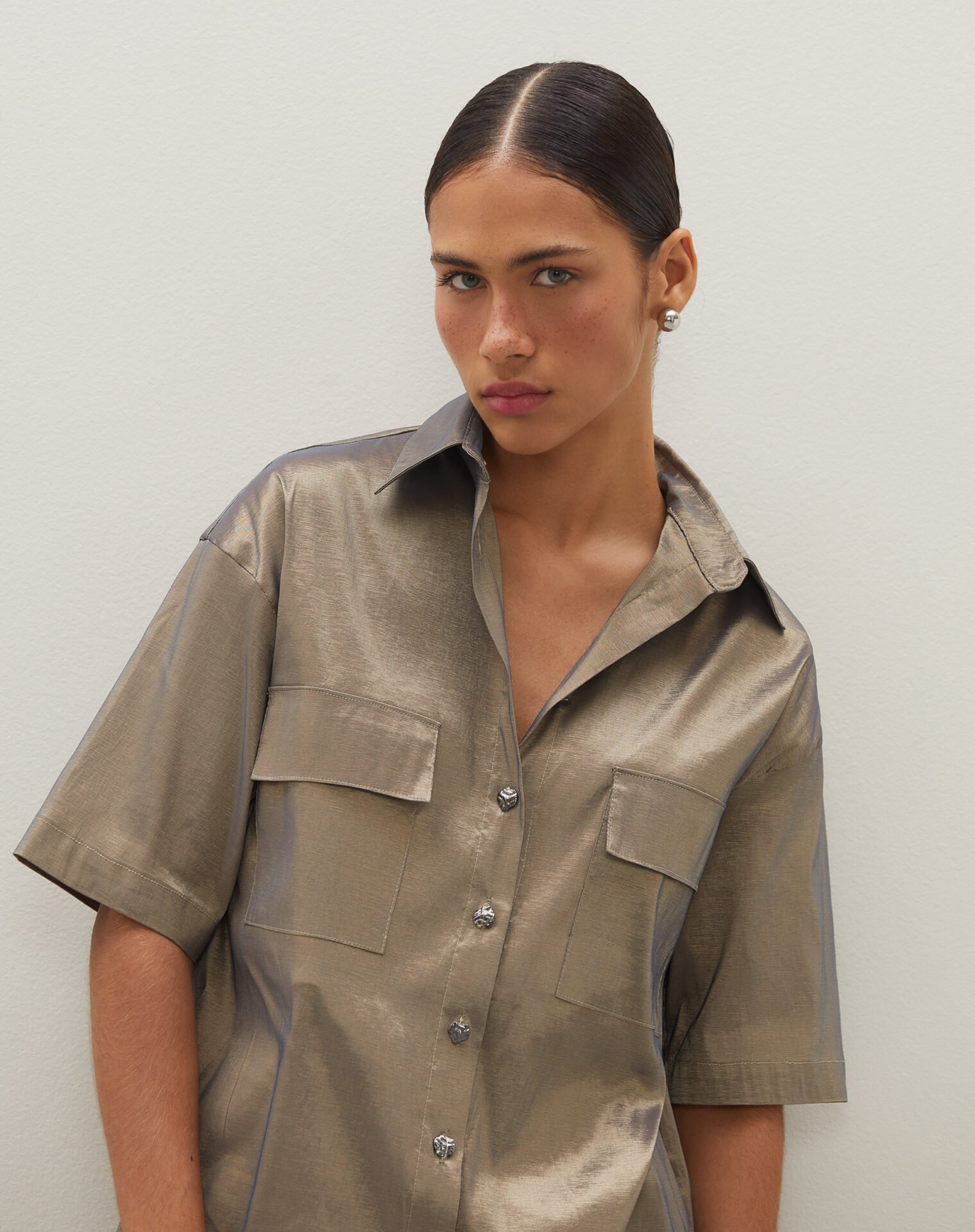Camisa Manga Curta Oversized Fendi - Imagem 2