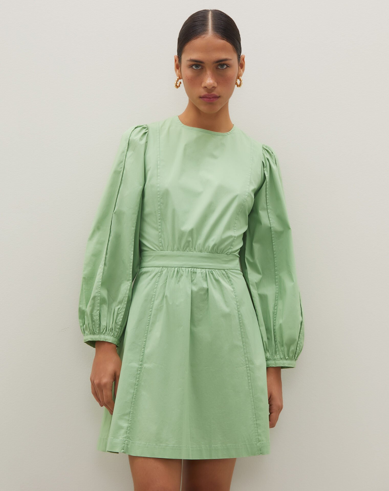 Vestido Marina Verde Maçã - Imagem 4