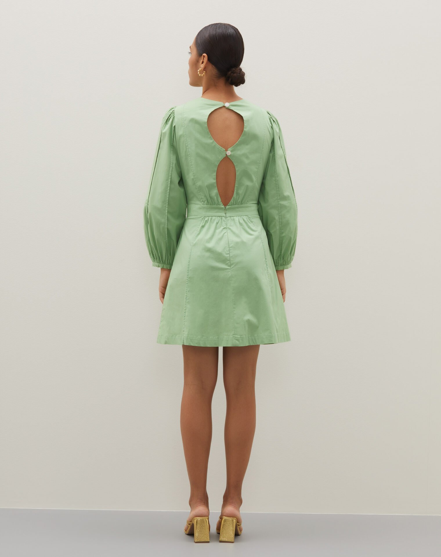 Vestido Marina Verde Maçã - Imagem 2