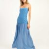 Vestido Longo Ella Azul