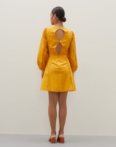 Alternative view of Vestido Marina Mostarda