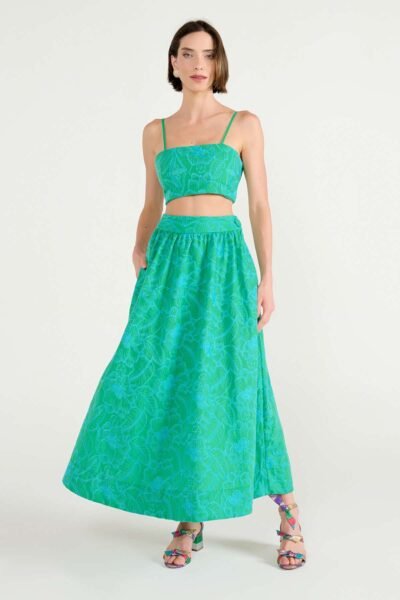 Saia Classic Midi Laise Verde