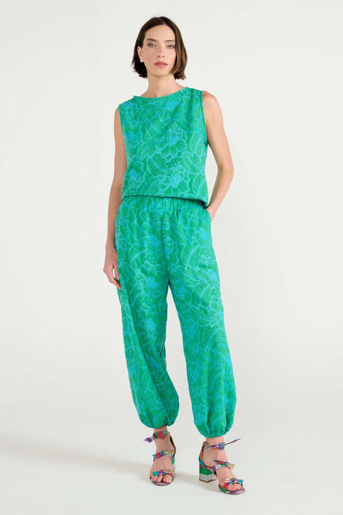 Calça Aladim Laise Verde - Imagem 3