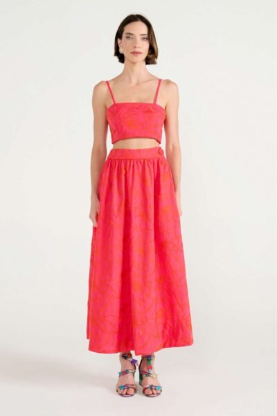 Saia Classic Midi Laise Pink