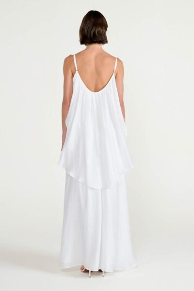 Alternative view of Vestido Longo Flow Branco
