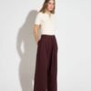 Calça Pantalona Luz Linho Marrom